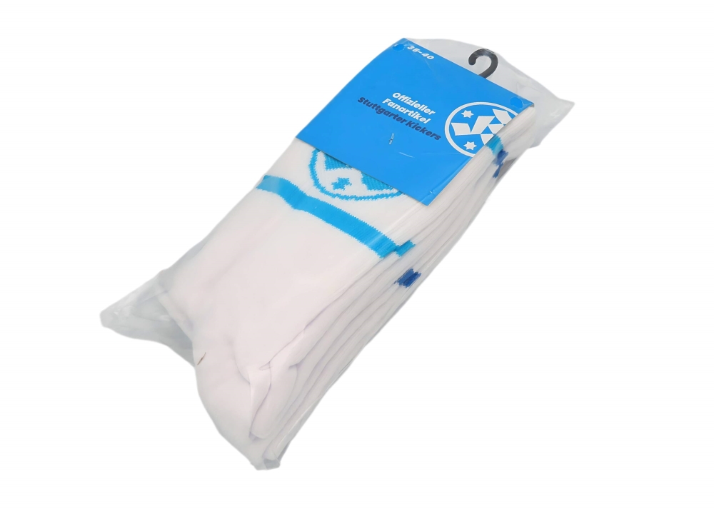 Socken „Streifen“ 2er-Set in weiß