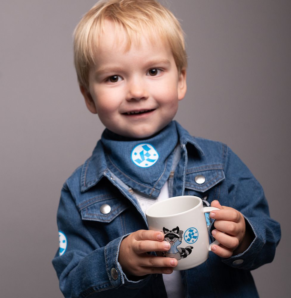 Baby-Halstuch Jeans mit Logo
