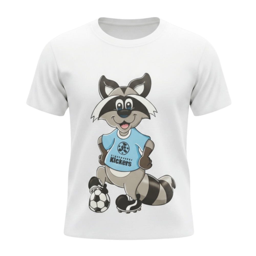 T-Shirt Kinder Waldi weiß