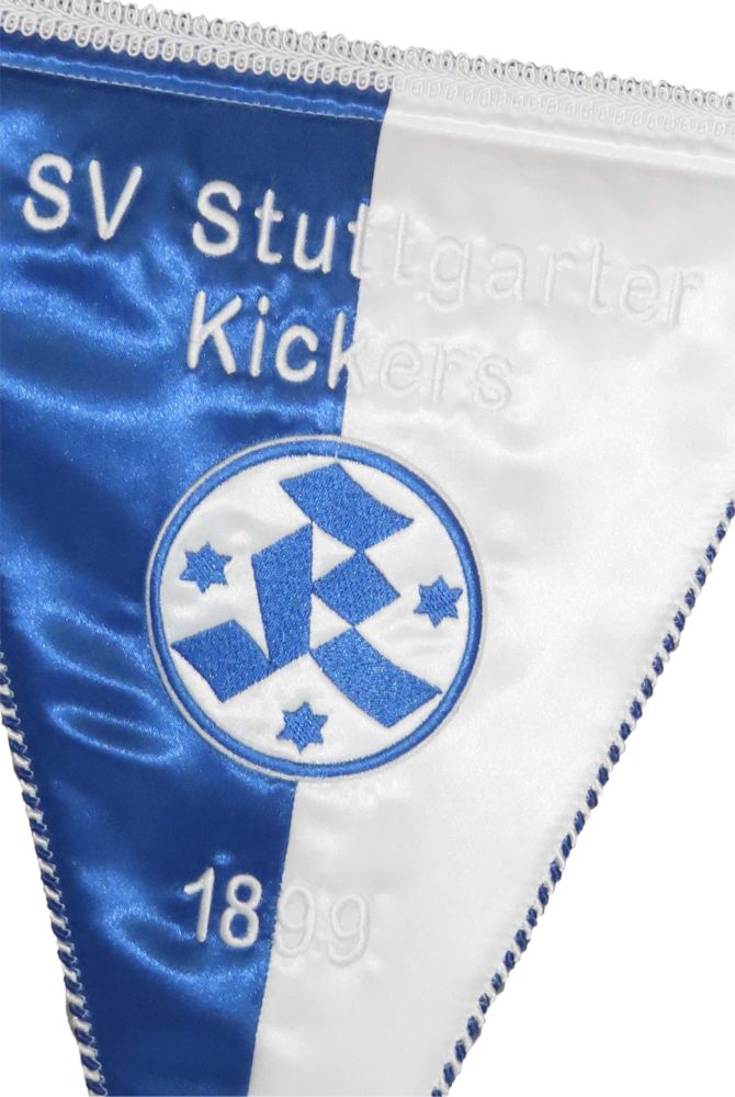 Wimpel groß "Liga-Wimpel" Stoff bestickt